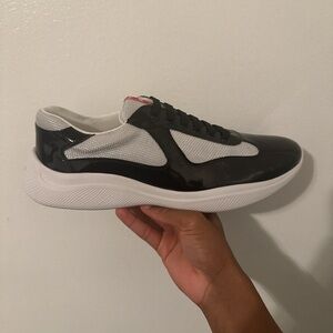 Stylish Black and White Sneakers